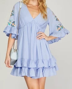 Springtime Blues Dress