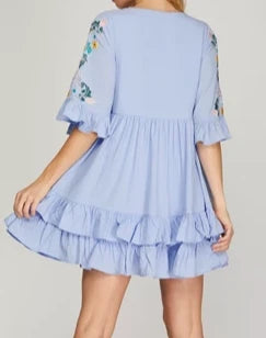 Springtime Blues Dress