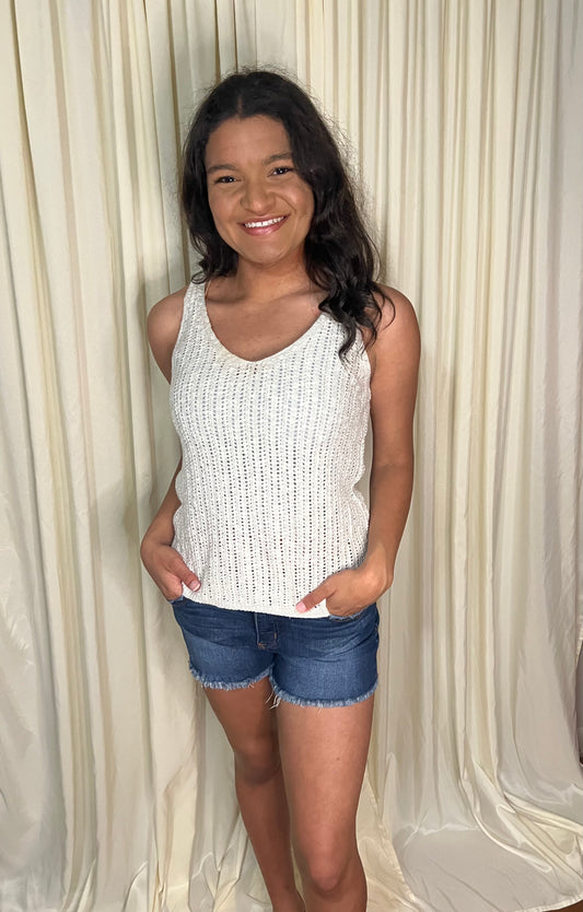 Crochet Knit Top